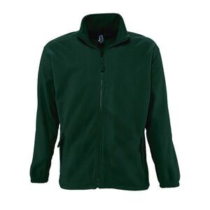 SOLS Mens North Full Zip Outdoor Fleece Jacket / Forest Green